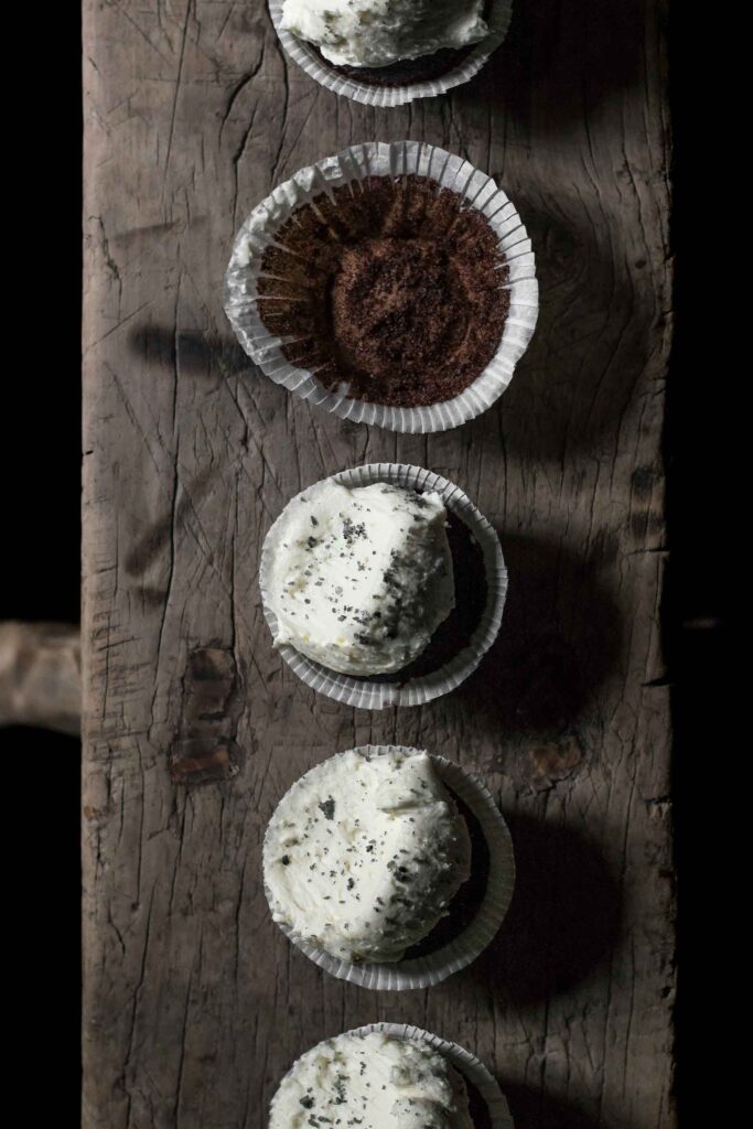 Mochacupcakes med saltet smørcreme