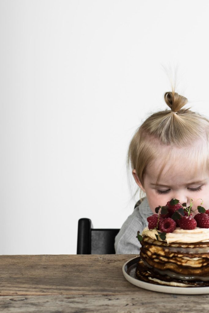Hurra for baby og pandekagekage